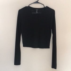 Forever 21 Long Sleeve Crop Top